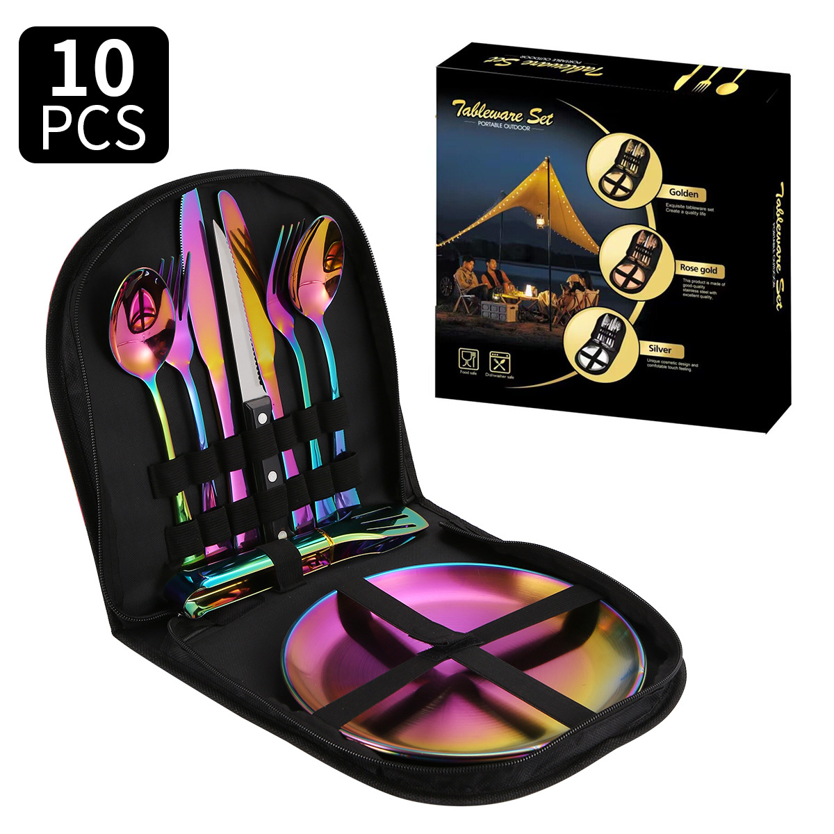 Color set (black meal bag)