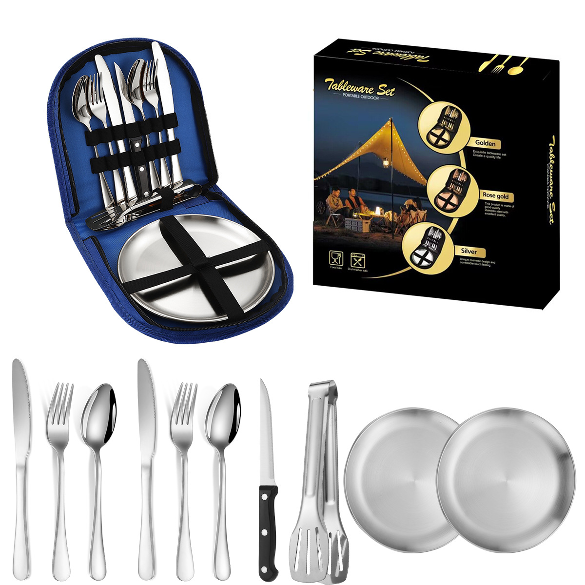 Silver suit (Blue Meal bag)