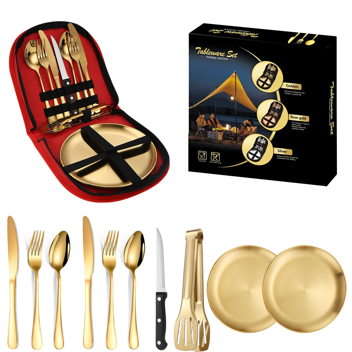 Golden suit (Red meal bag)