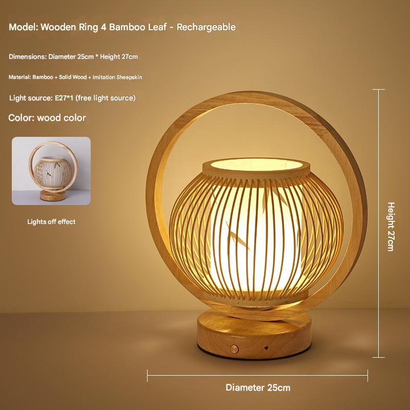 Wooden ring 4 Portable Charging