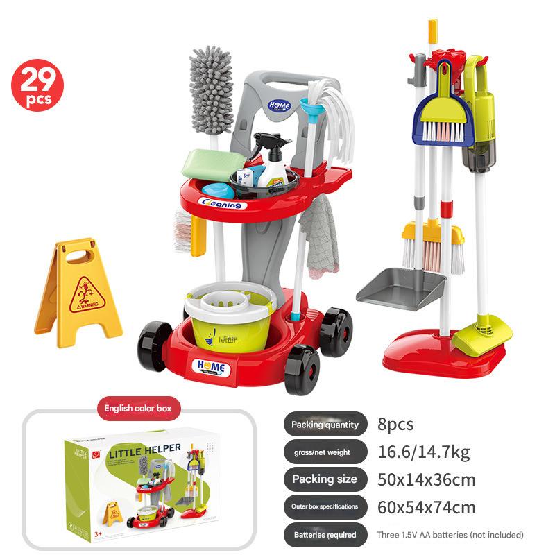 29-piece set/large vacuum cleaner/red/66767