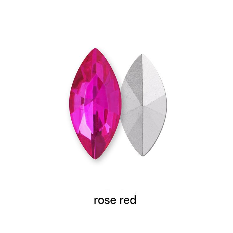 Rose red 3*6mm