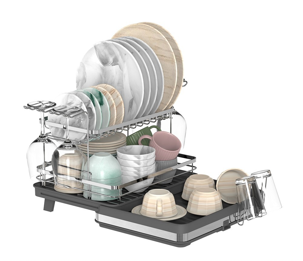 105263-double-layer dish rack