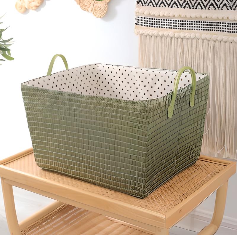 Grass green small size 36*26*16 [density board] (dot lining)