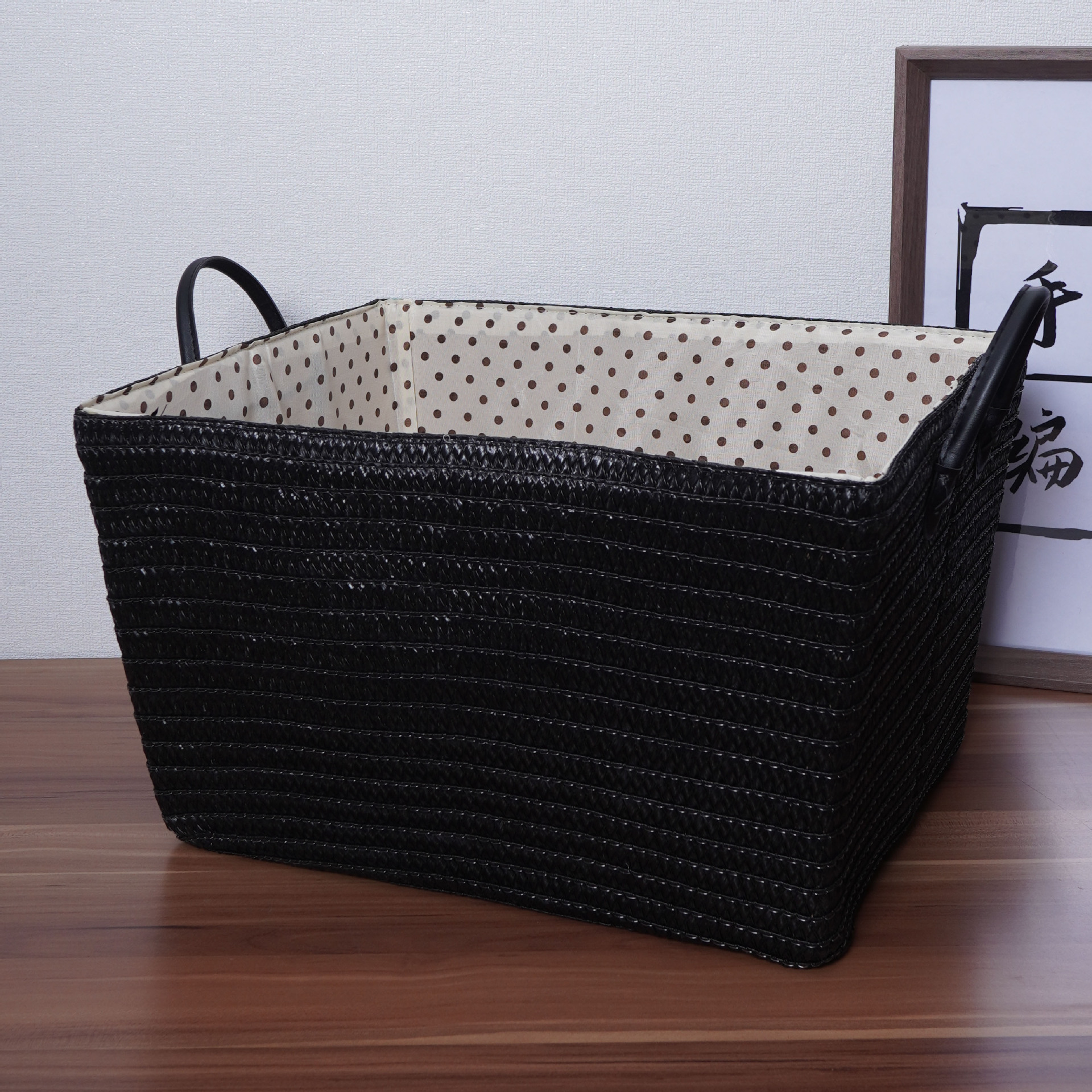 (dot lining) black 45*35*25 [density board]]