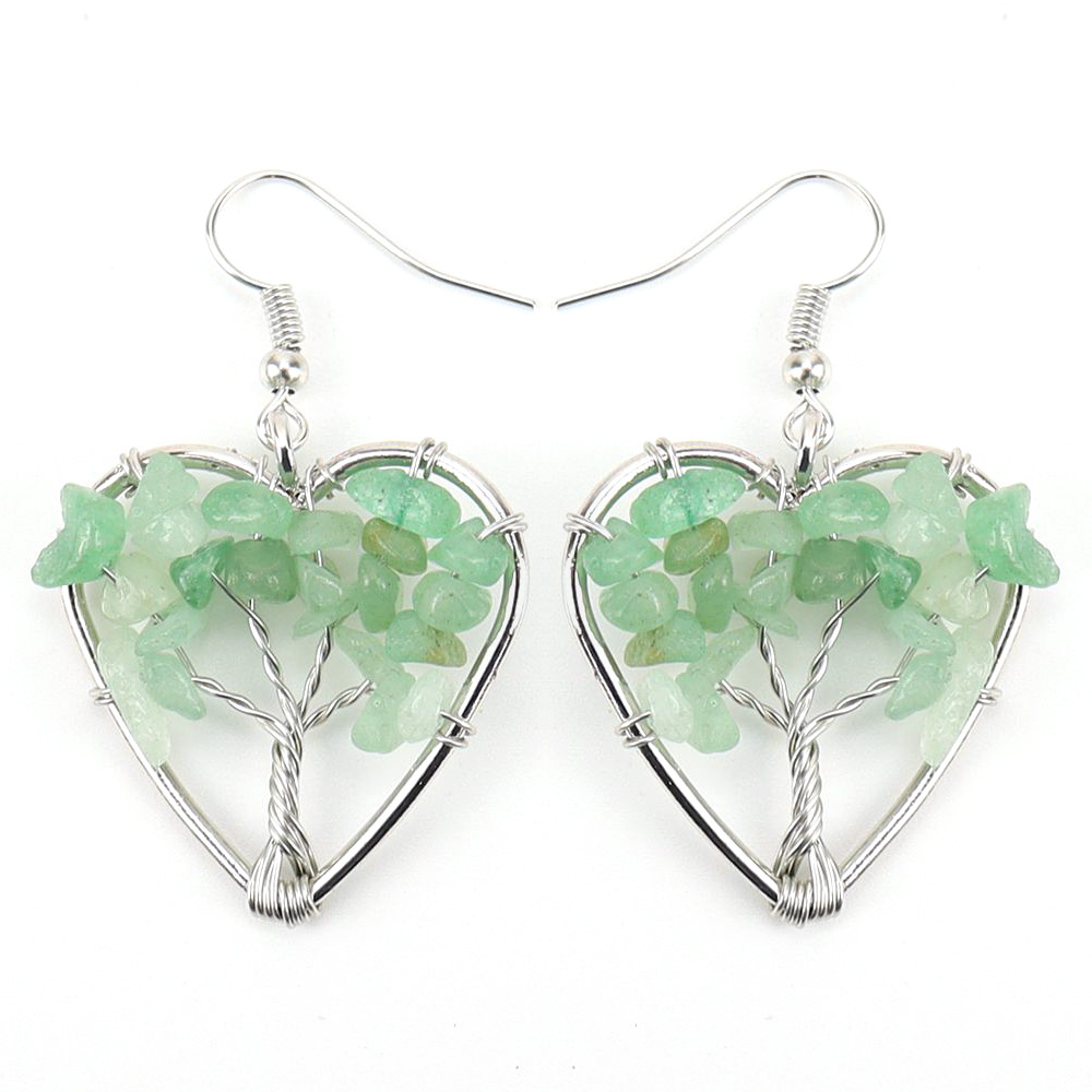 White k   green aventurine