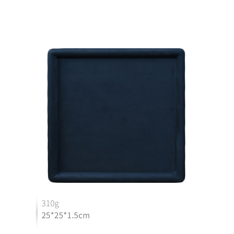Blue Square plate