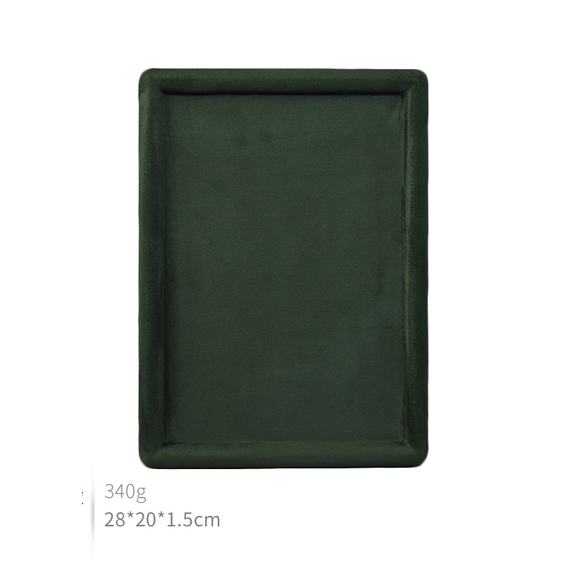 6:Dark green rectangular plate