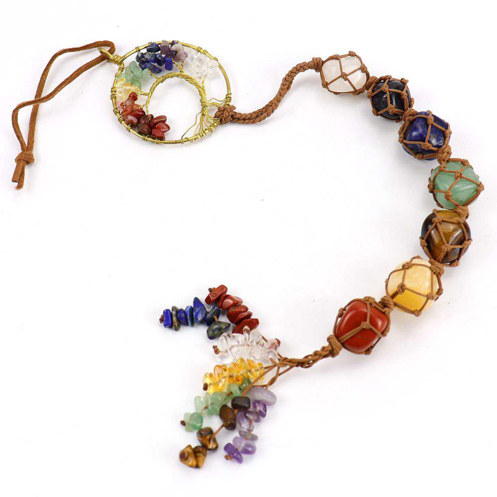 2:Pure Copper Curved Tree of Life Pendant