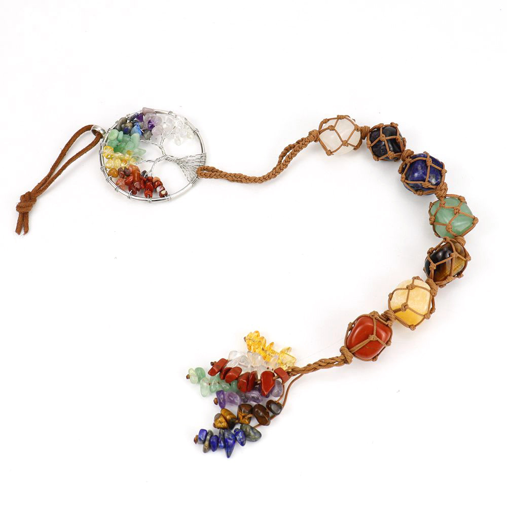 7:silver Round Tree Root Life Tree Pendant