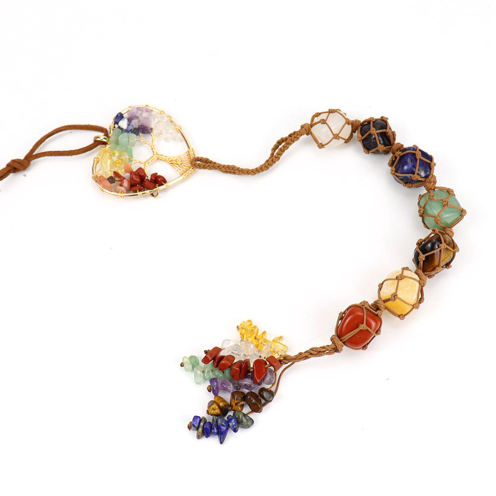 9:Golden Heart Tree Root Life Tree Pendant