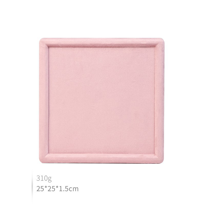 11:Pink square plate