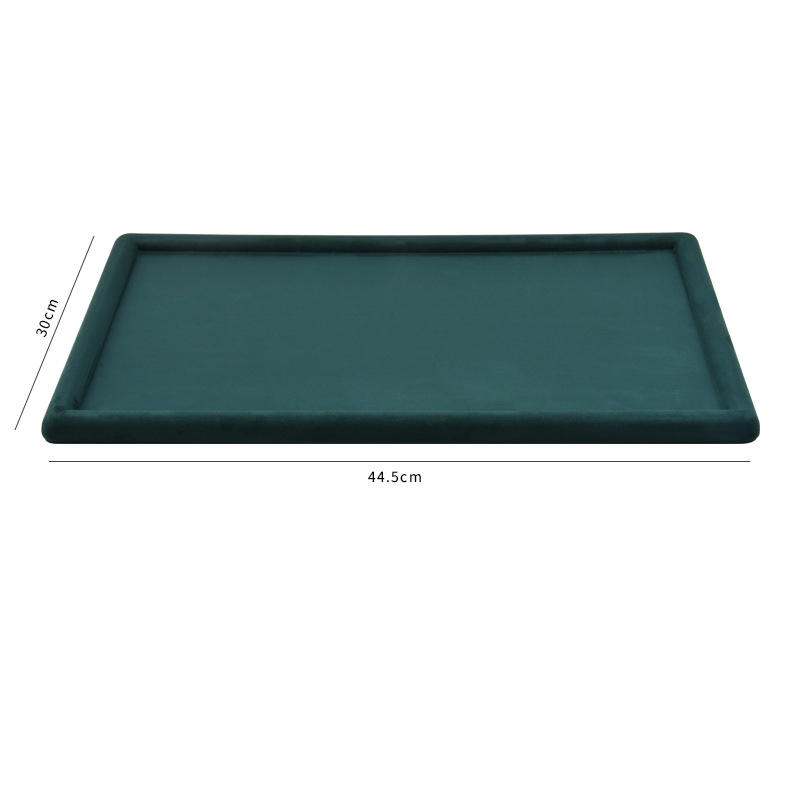 31:Dark green rectangular plate extra large