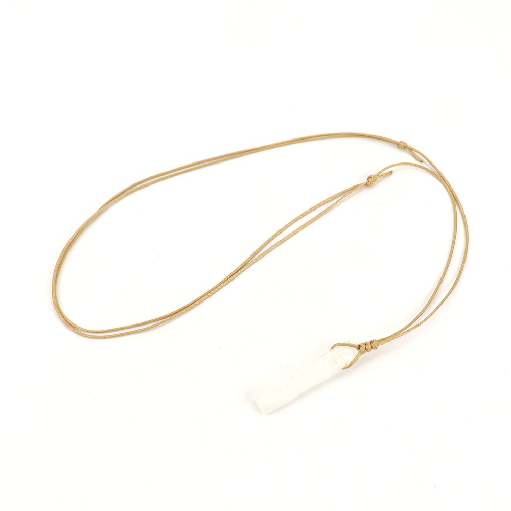 3:Brown braid white crystal