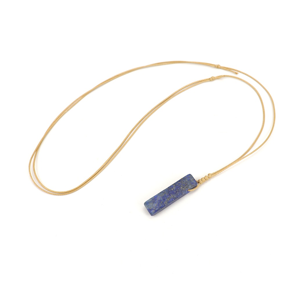 5:Brown braid lapis lazuli