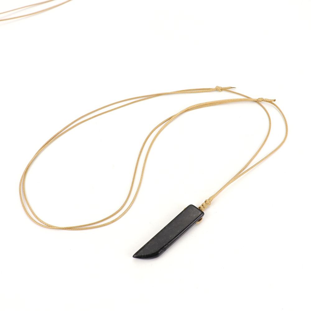 8:Brown braid obsidian