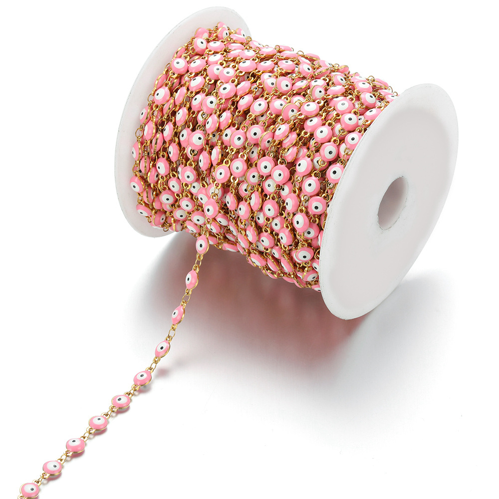 7:Golden pink and white