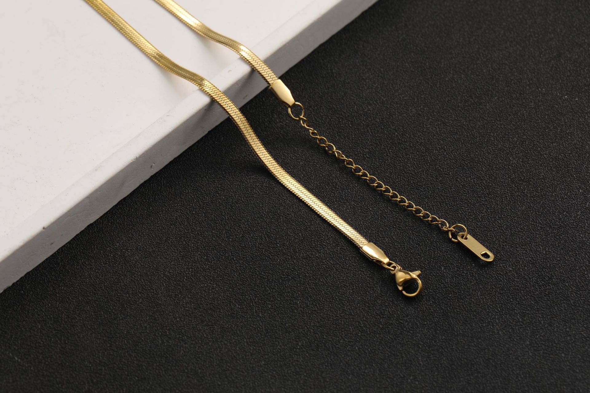 Gold thick 2.0mm 60cm long   5cm tail chain   piec