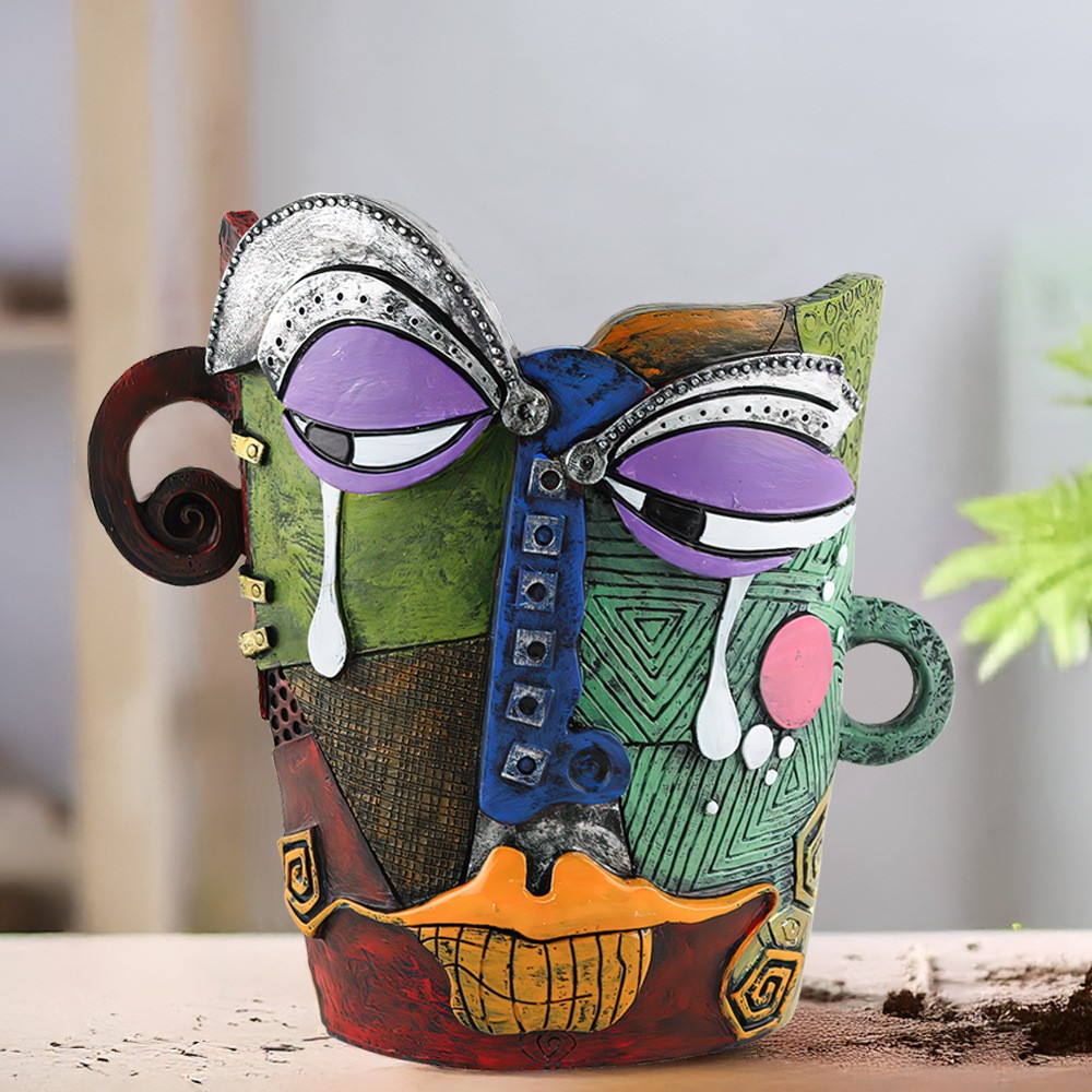 Tears abstract flower pot