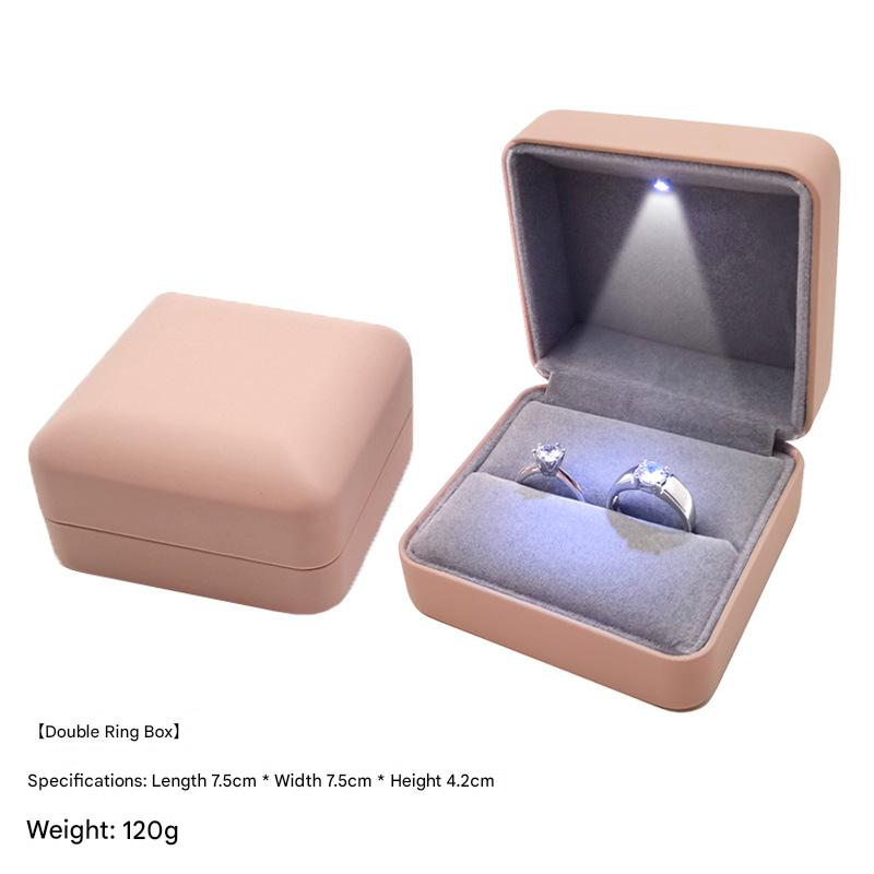 1:Double ring box 7.5*7.5*4.2cm
