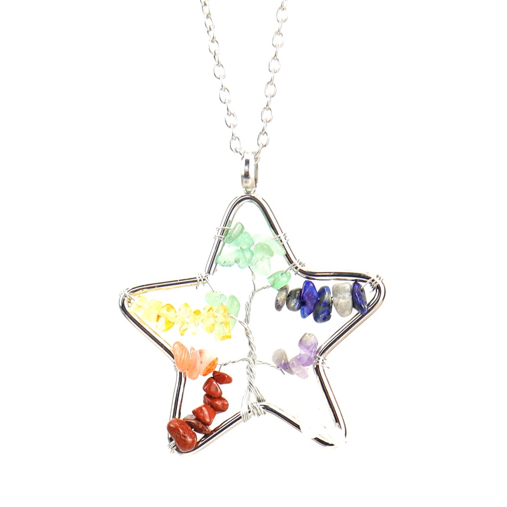 Silver scattered tree colorful