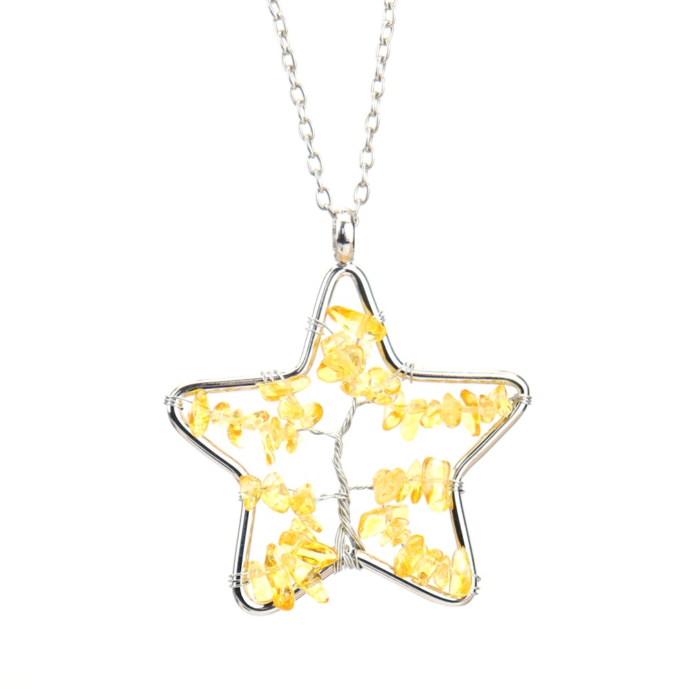 Silver loose tree   citrine