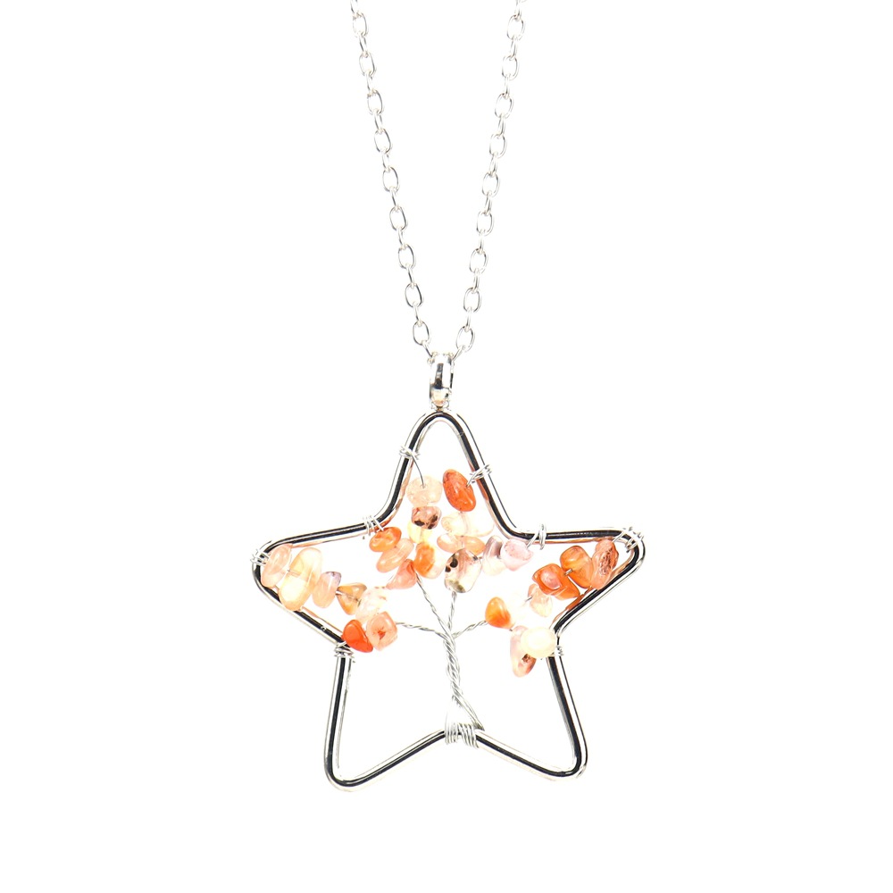 8:Silver   ordinary red agate