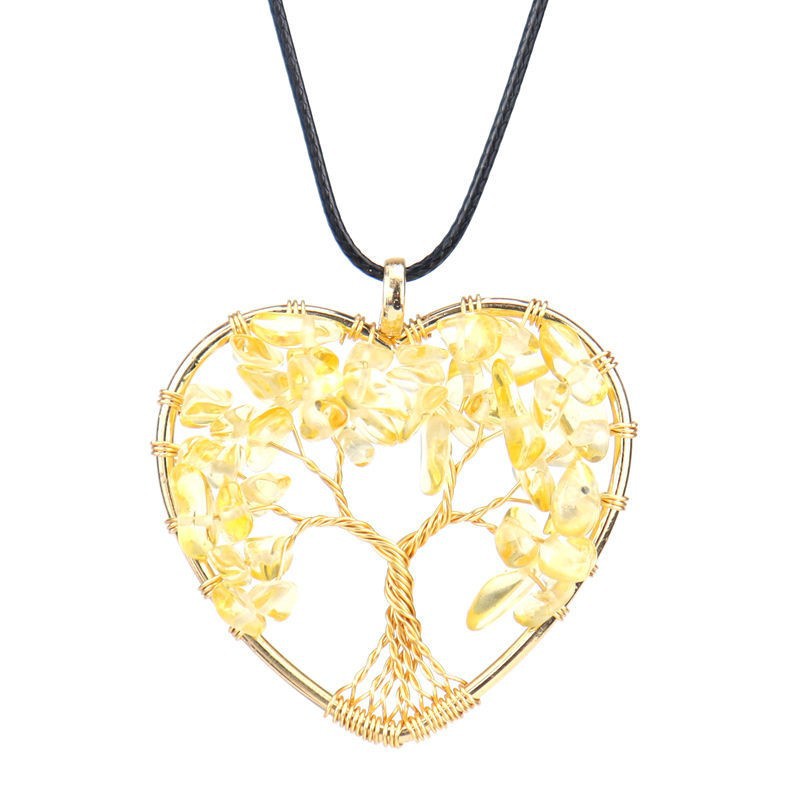 Leather Rope Citrine