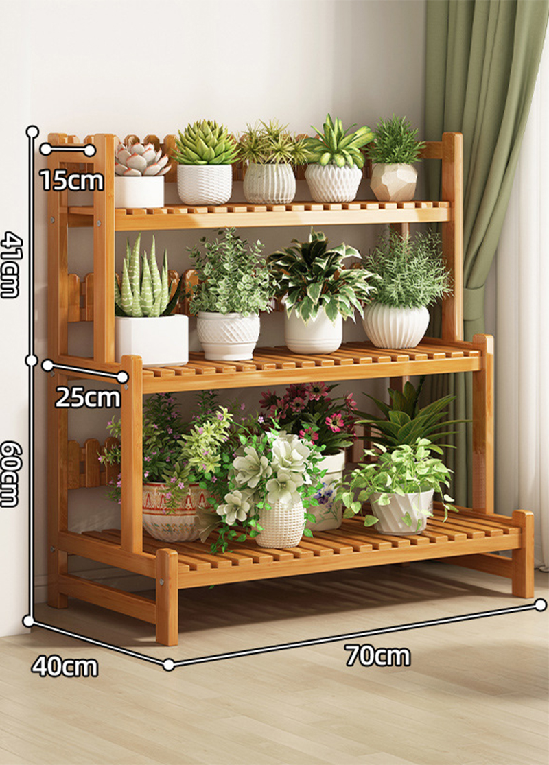 Primary color three-layer 70 long [send gardening three-piece set]]