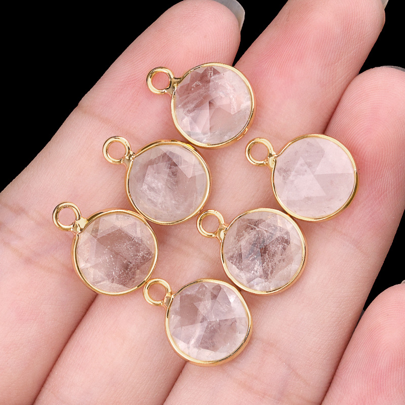 10mm single hanging white crystal (single)