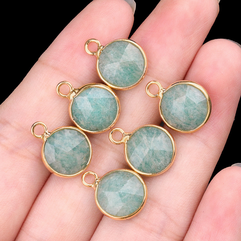 10mm single hanging amazonite (single)