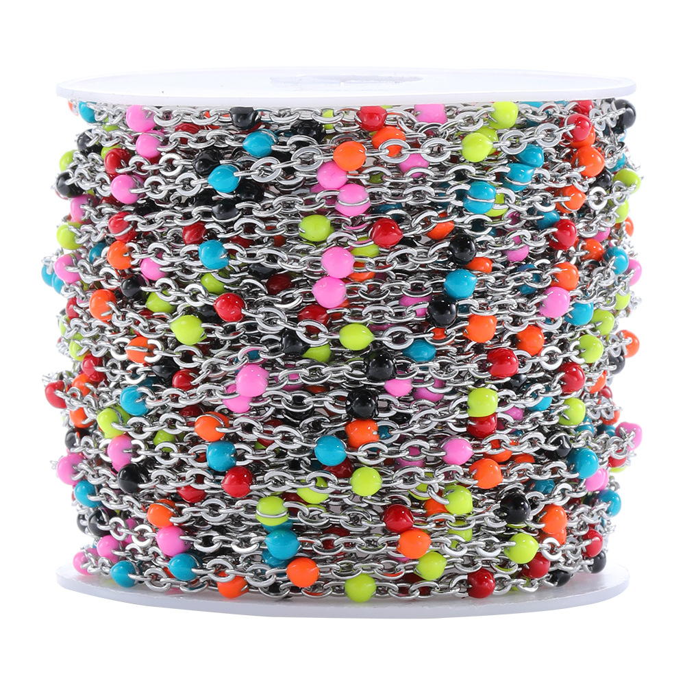 11:Mixed color steel chain