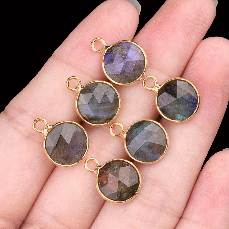 6:10mm single hanging labradorite (single)