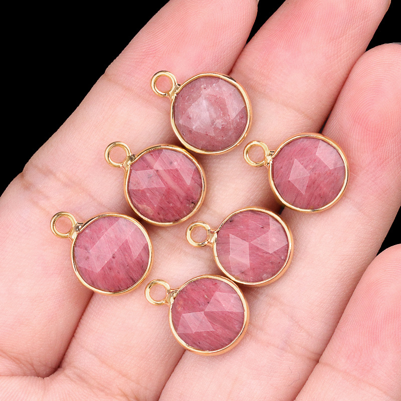 17:10mm single hanging rhodolite (single)