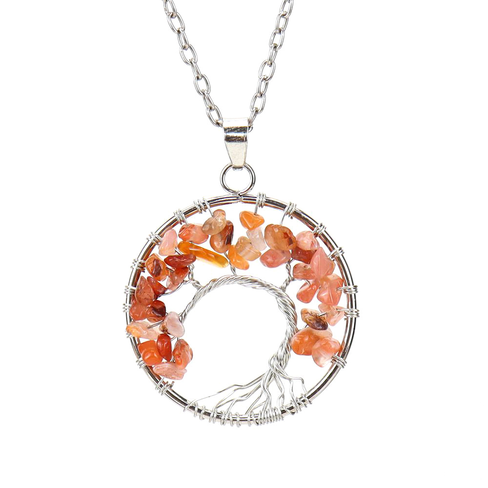 silver red agate gravel (3.5cm)