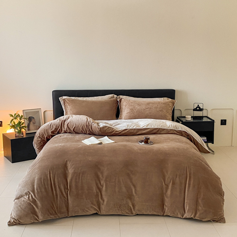 Brown coffee and rice coffee [high-density short plush]