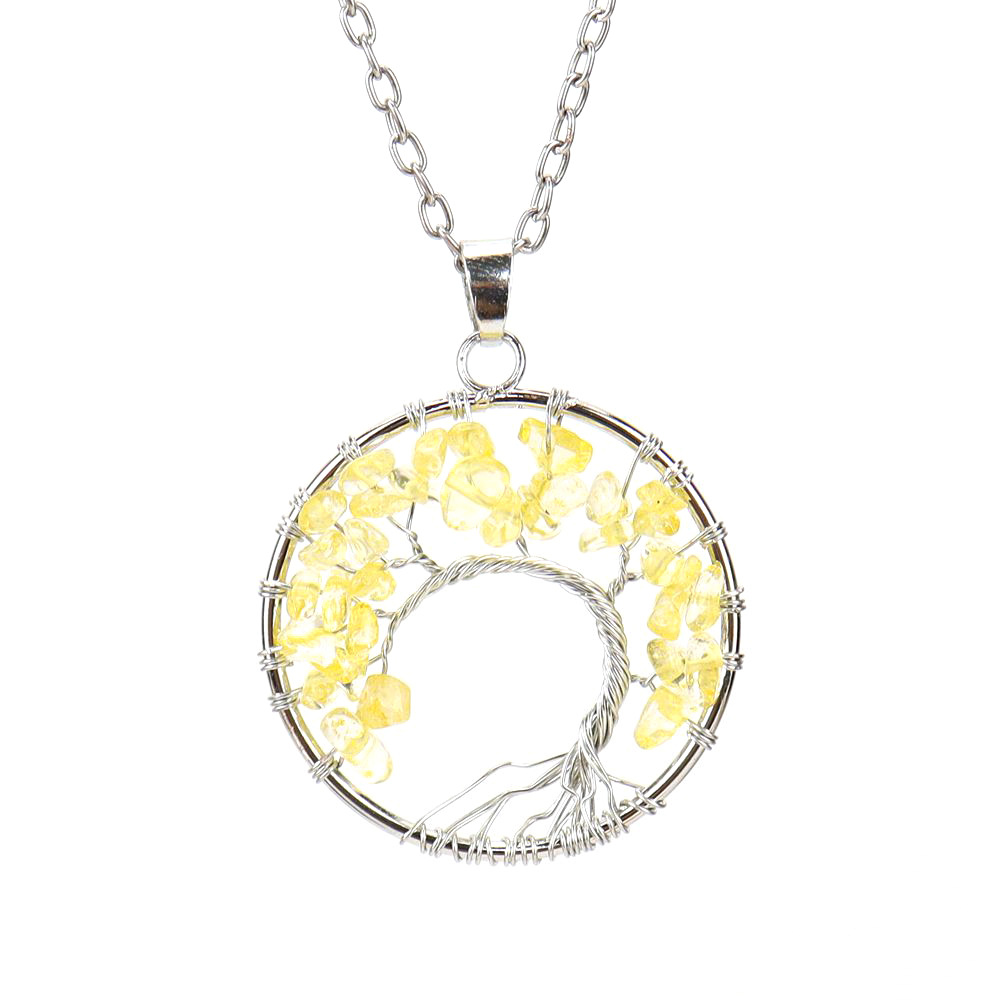 8:silver citrine gravel (synthetic)(3.5cm)