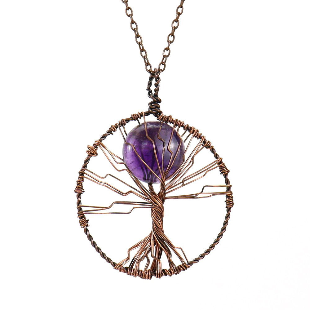 ancient red copper amethyst