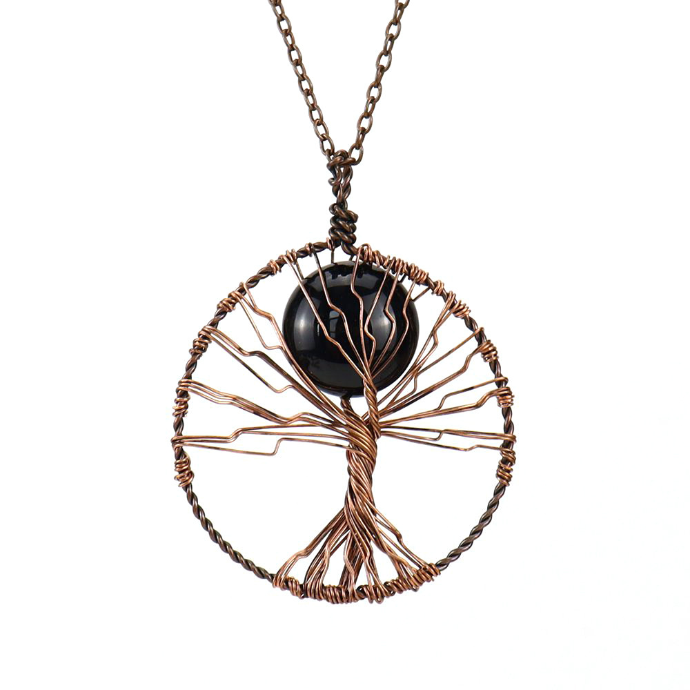 ancient red copper obsidian