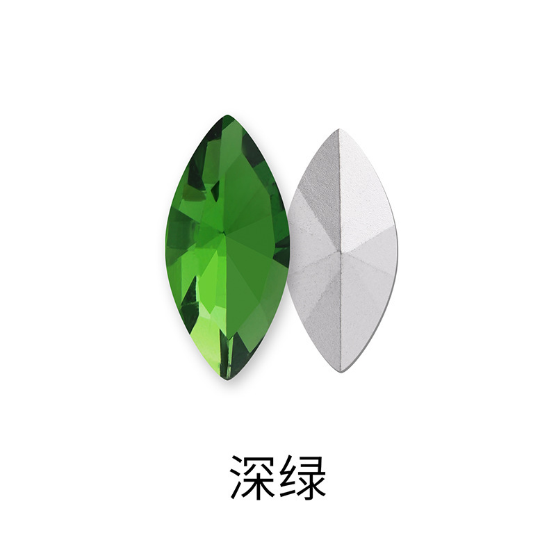 Dark green (grass green) 3*6mm