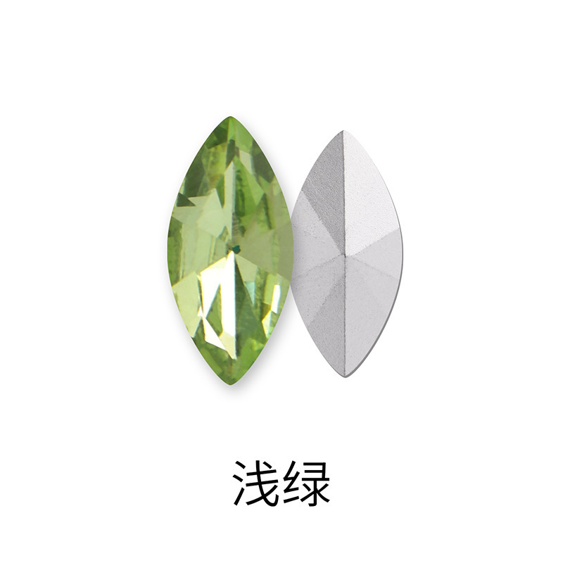 Light green (fruit green) 6*12mm