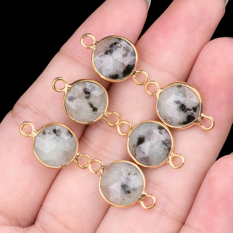 15:10mm double hanging tianshan blue (single)