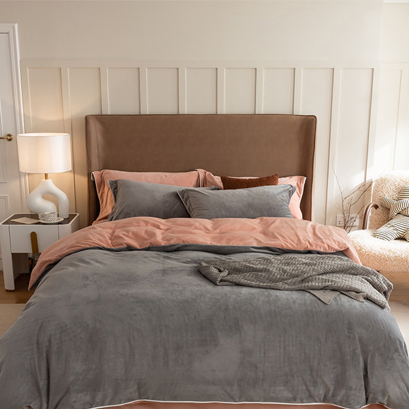 Coffee gray bean paste [high-density short plush]