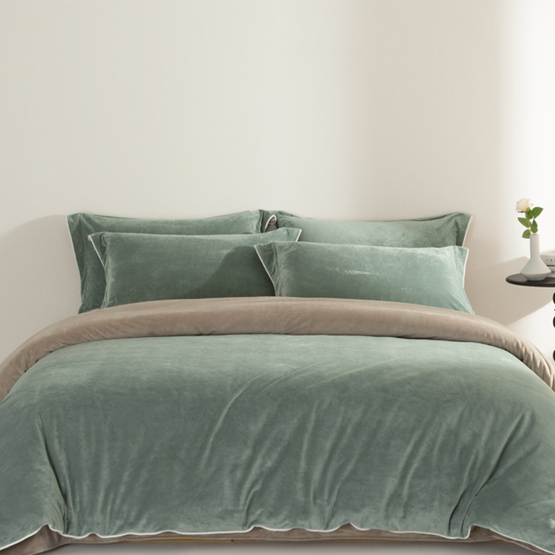 Light dark blue and beige gray [high-density short plush]