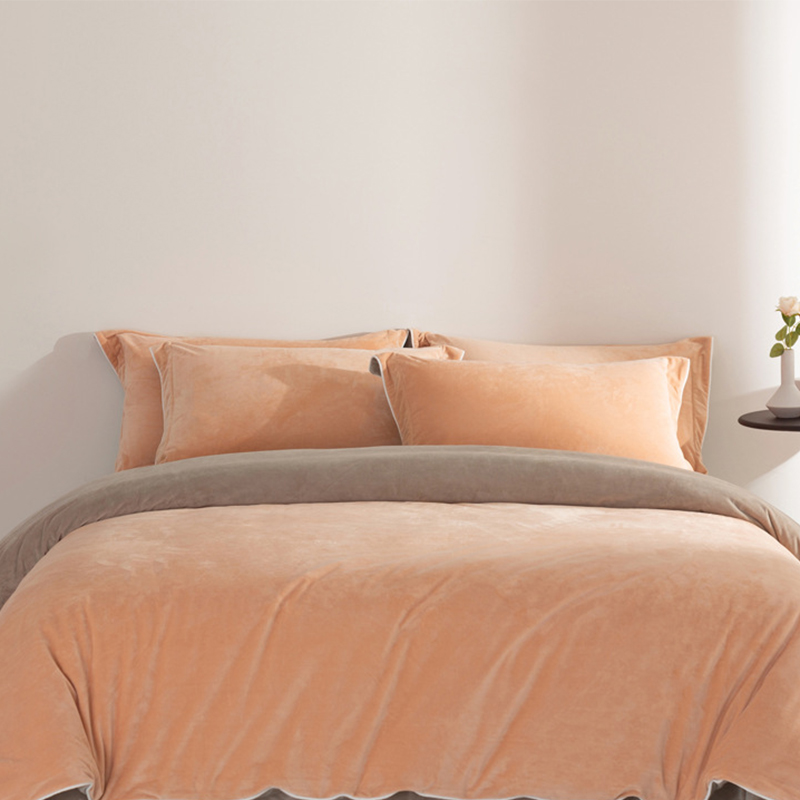 Cream orange rice gray [high-density short plush]