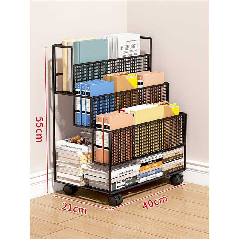 Black four-layer medium-with wheels