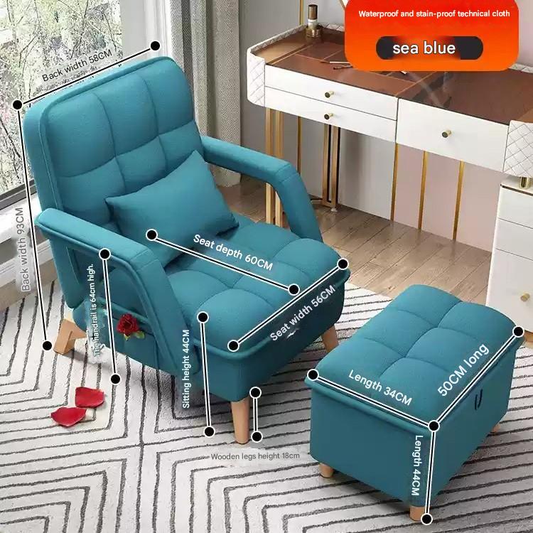 D22010 technical cloth, lake blue, with pedals df