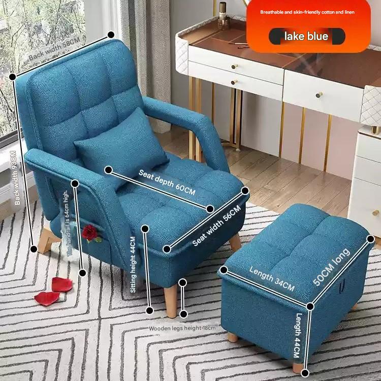 D22010 fabric lake blue with pedal df