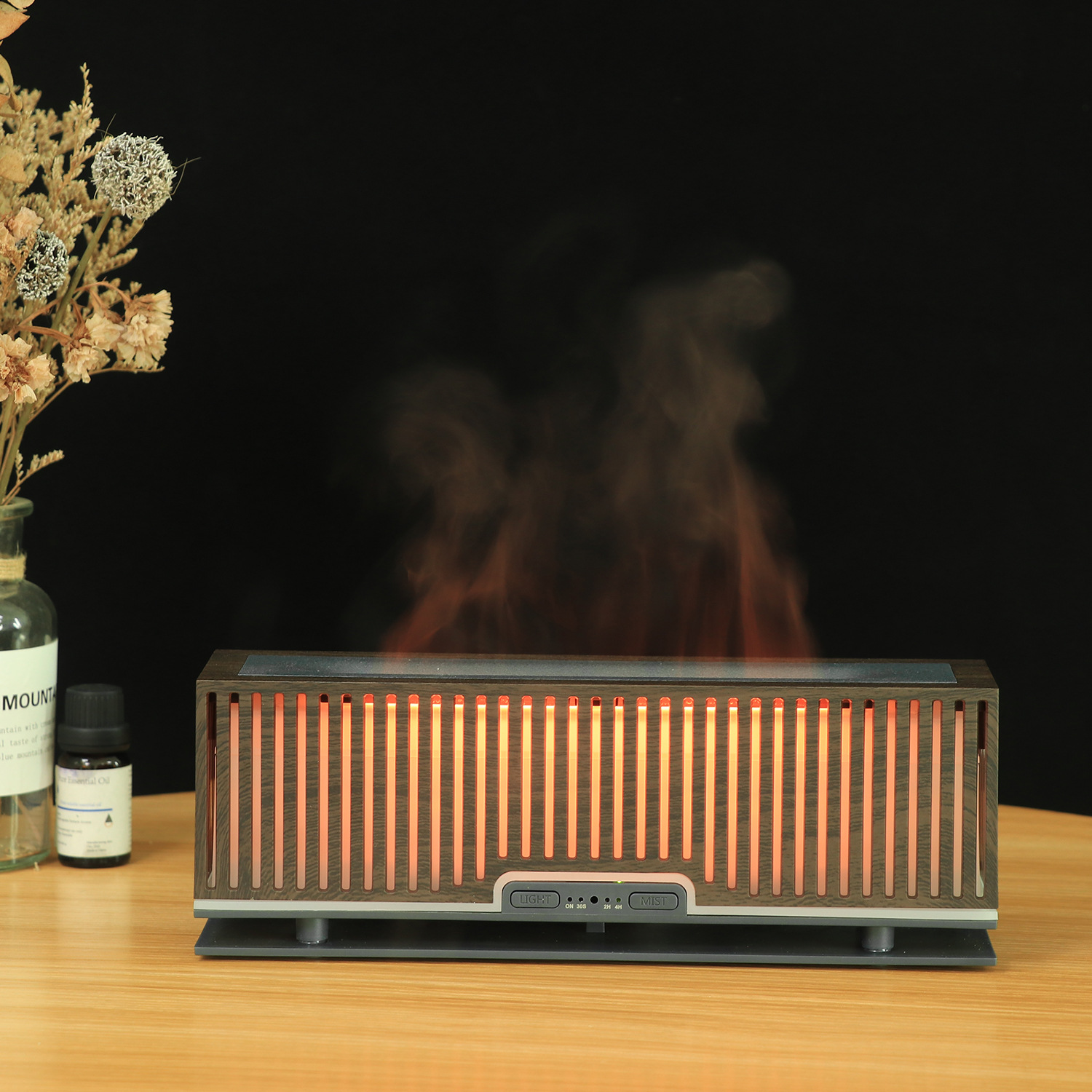 Yx-1603 deep wood grain heating lamp