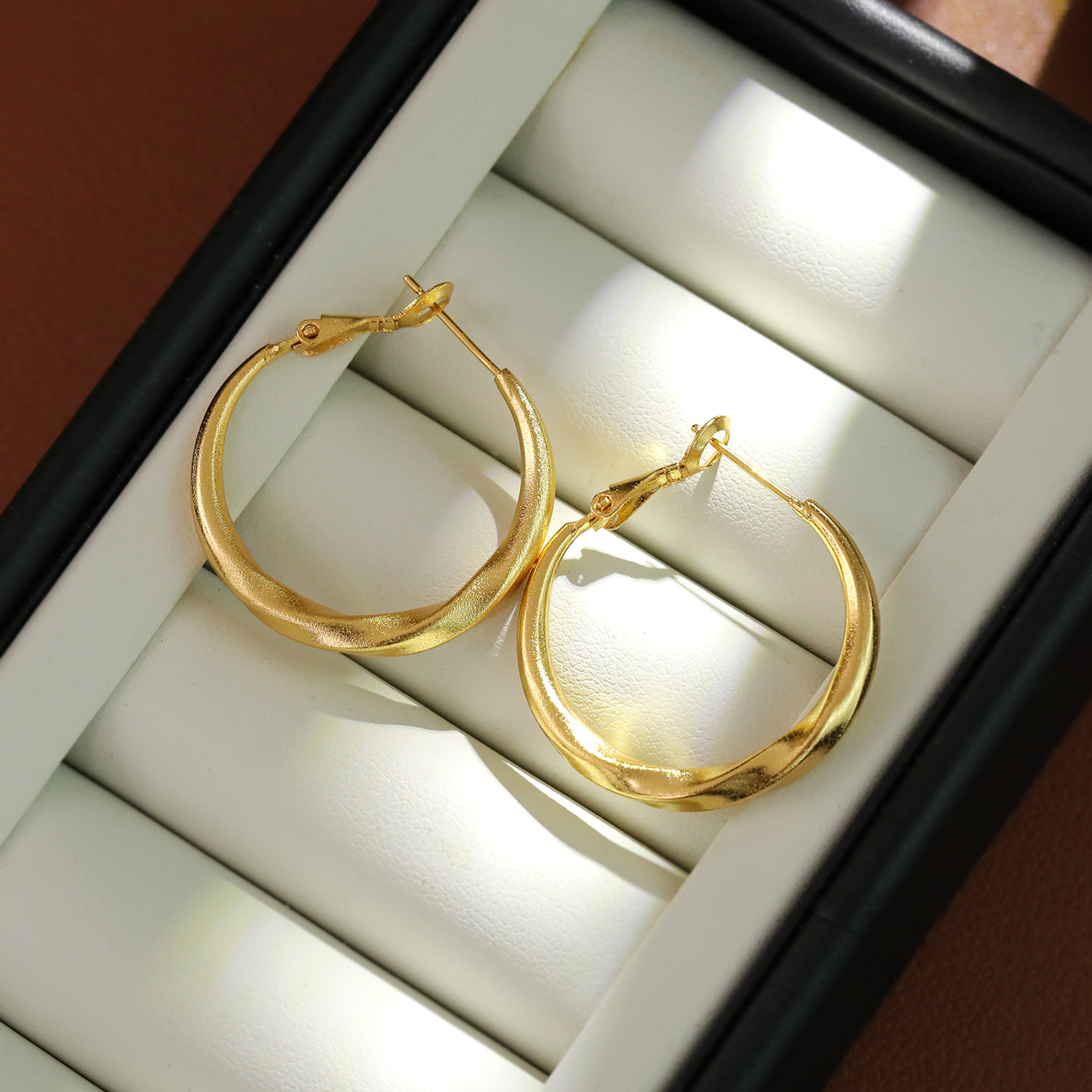 Plated with ancient sand gold